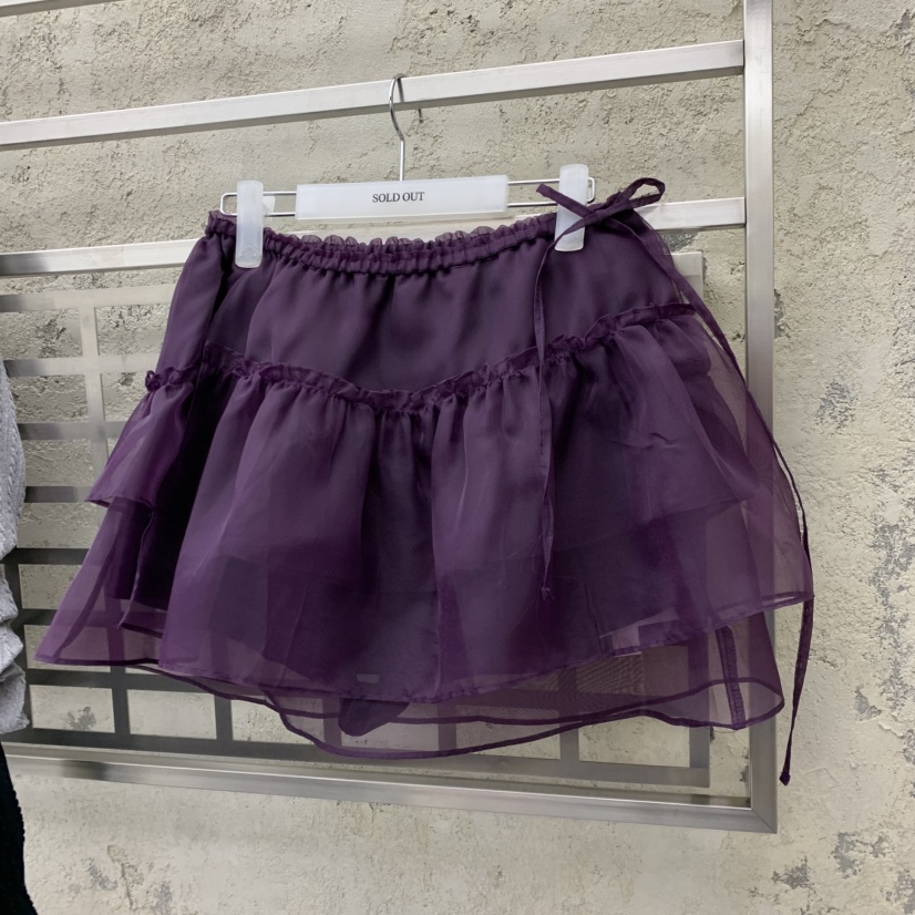 SOLD OUT東大門代購女裝新品26春夏真品熱賣休閑職業短裙SOLD OUT短裙圖色2