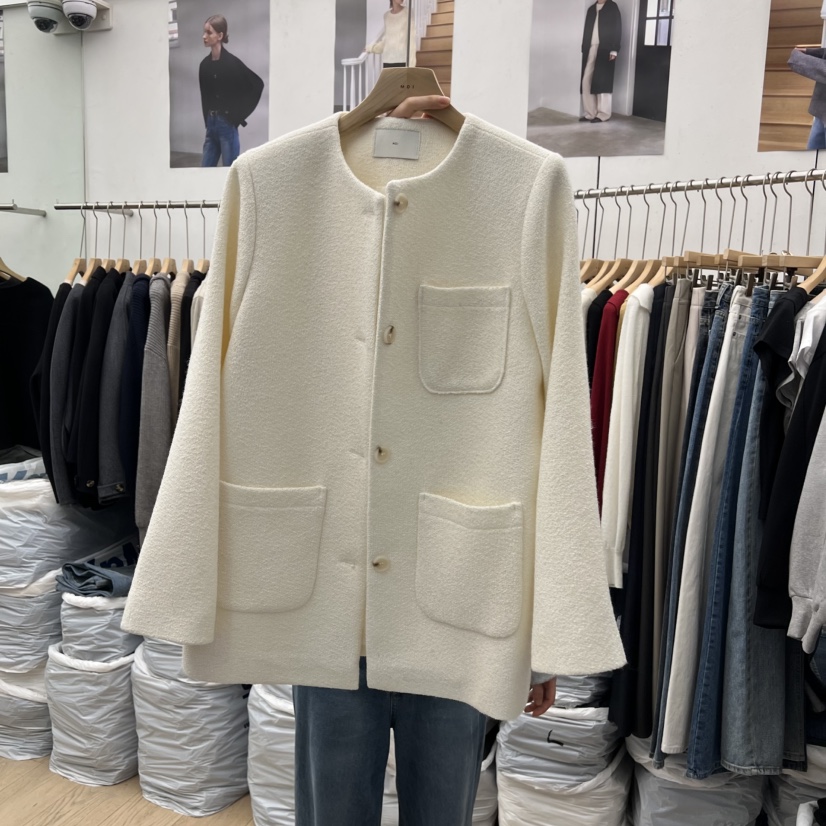 MOI-A東大門直郵女士新品職業熱賣真品推薦休閑夾克寬松MOI-A夾克圖色1