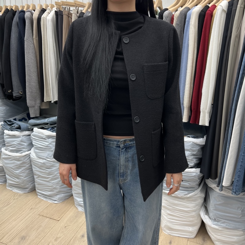 MOI-A東大門直郵女士新品職業熱賣真品推薦休閑夾克寬松MOI-A夾克圖色2