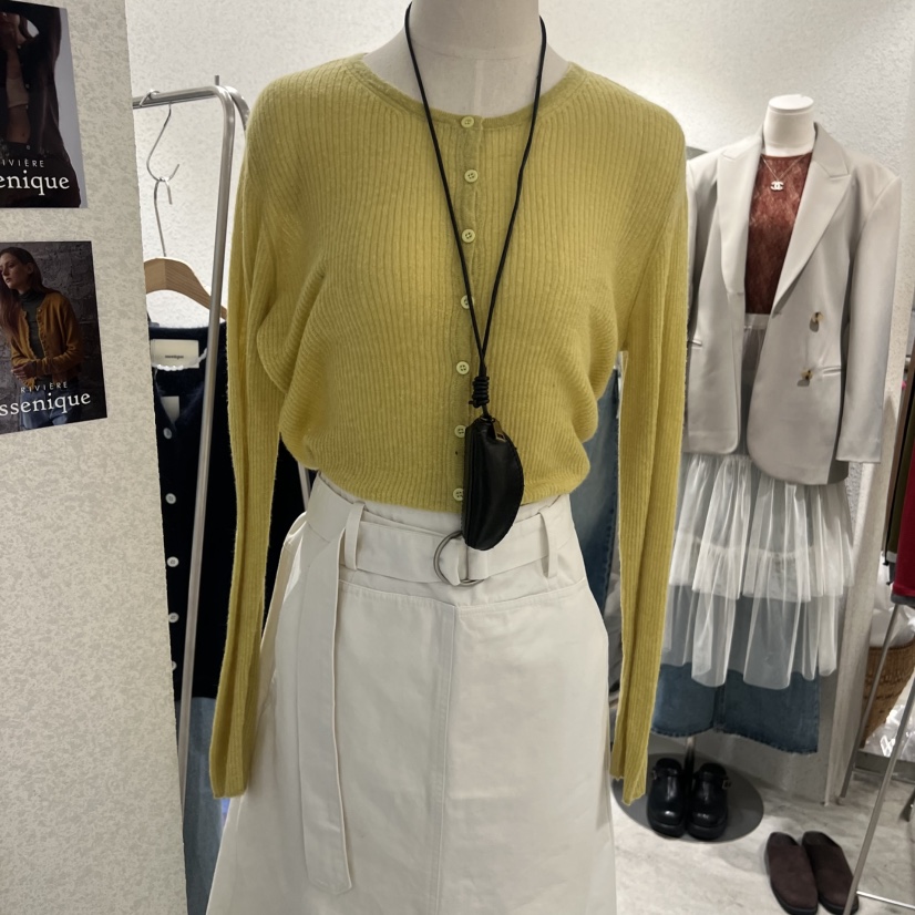 SSEMIENNE韓國代購女裝新品熱賣26春夏針織衫不含配飾羊駝SSENIQUE針織衫圖色2