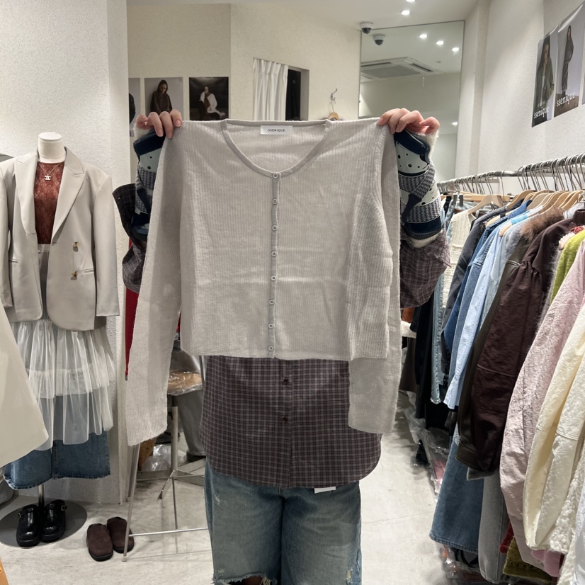 SSEMIENNE韓國代購女裝新品熱賣26春夏針織衫不含配飾羊駝SSENIQUE針織衫圖色3