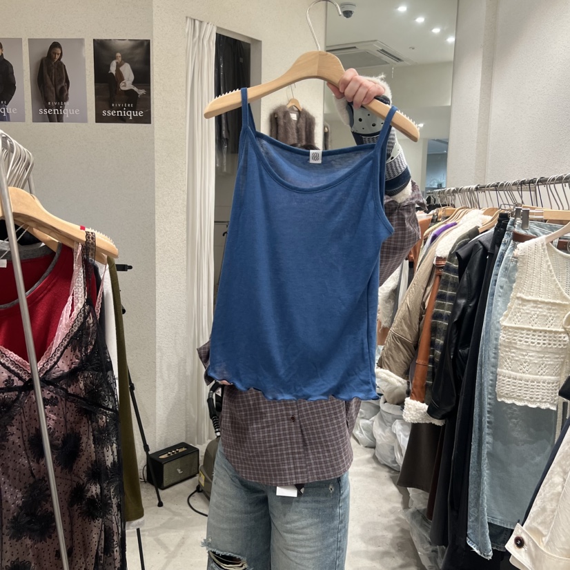 SSEMIENNE韓國直郵女士新款熱賣人氣推薦職業休閑吊帶背心SSENIQUE吊帶/背心圖色1