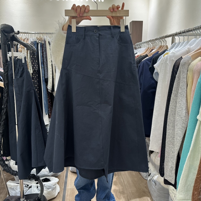 HANSUNGHYUN東大門代購女裝新品人氣推薦熱賣26春夏長裙棉HANSUNGHYUN長裙圖色1