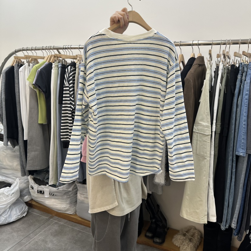 DELIGHT-L東大門代購女裝新款真品推薦26春夏職業長袖T恤DELIGHT-L長袖T恤