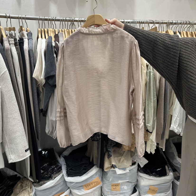 G.I-L東大門直郵女士新款26春夏時尚真品熱賣襯衫蕾絲衫G.I-L襯衫/蕾絲衫