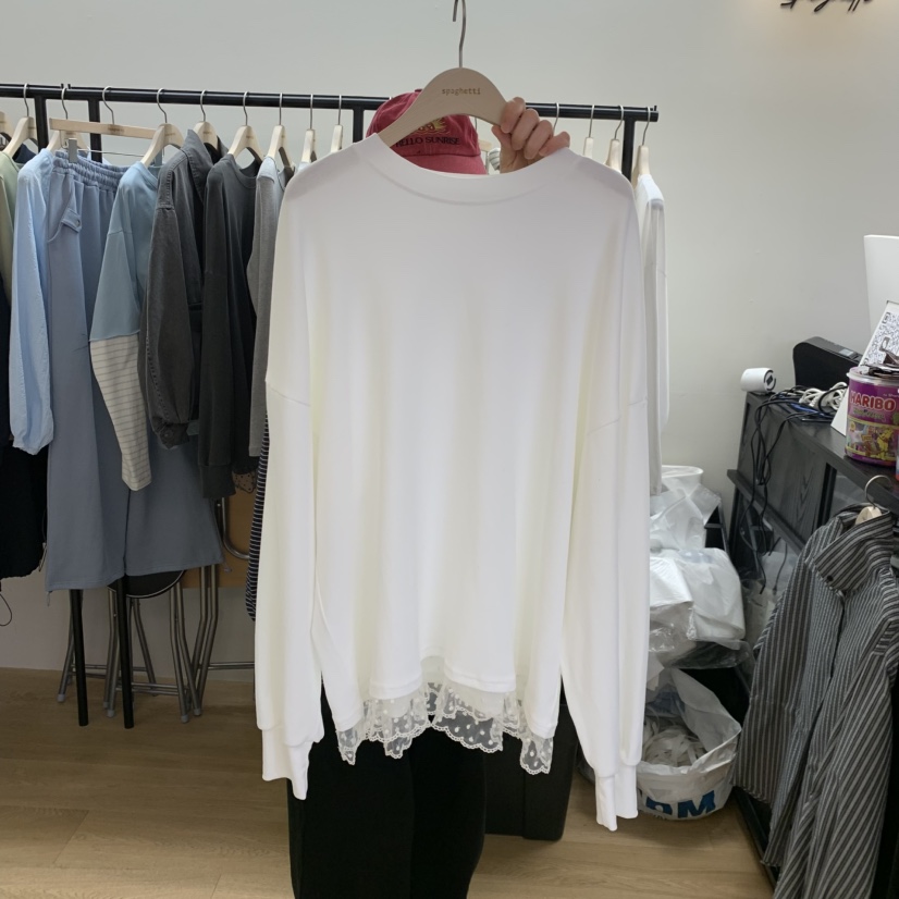 SPAGHETTI東大門直郵女士新品熱賣時尚26春夏人氣長袖T恤spaghetti長袖T恤圖色1