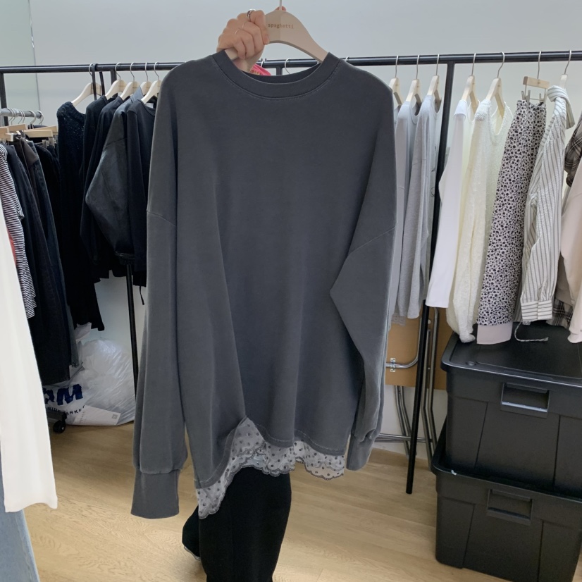 SPAGHETTI東大門直郵女士新品熱賣時尚26春夏人氣長袖T恤spaghetti長袖T恤圖色2