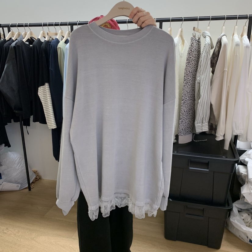 SPAGHETTI東大門直郵女士新品熱賣時尚26春夏人氣長袖T恤spaghetti長袖T恤圖色3
