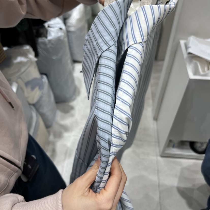 ASOME韓國直郵女裝新款熱賣真品推薦26春夏襯衫蕾絲衫條紋A.SOME襯衫/蕾絲衫