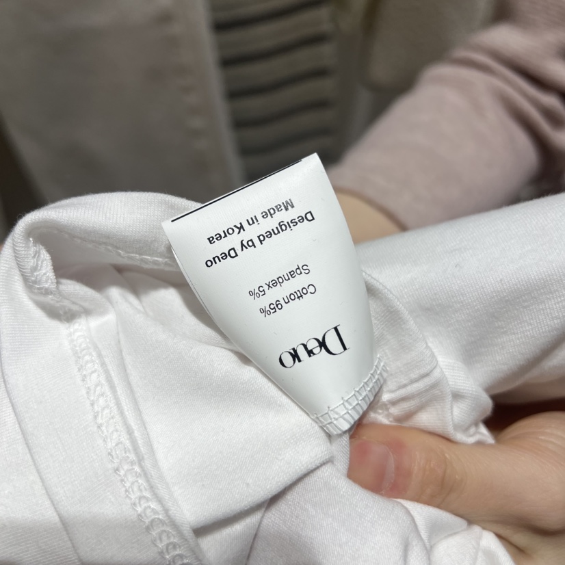 DEUO韓國直郵女士新品時尚26春夏熱賣真品推薦休閑人氣T恤DEUOT恤