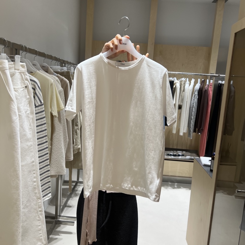 DEUO韓國直郵女士新品時尚26春夏熱賣真品推薦休閑人氣T恤DEUOT恤圖色1