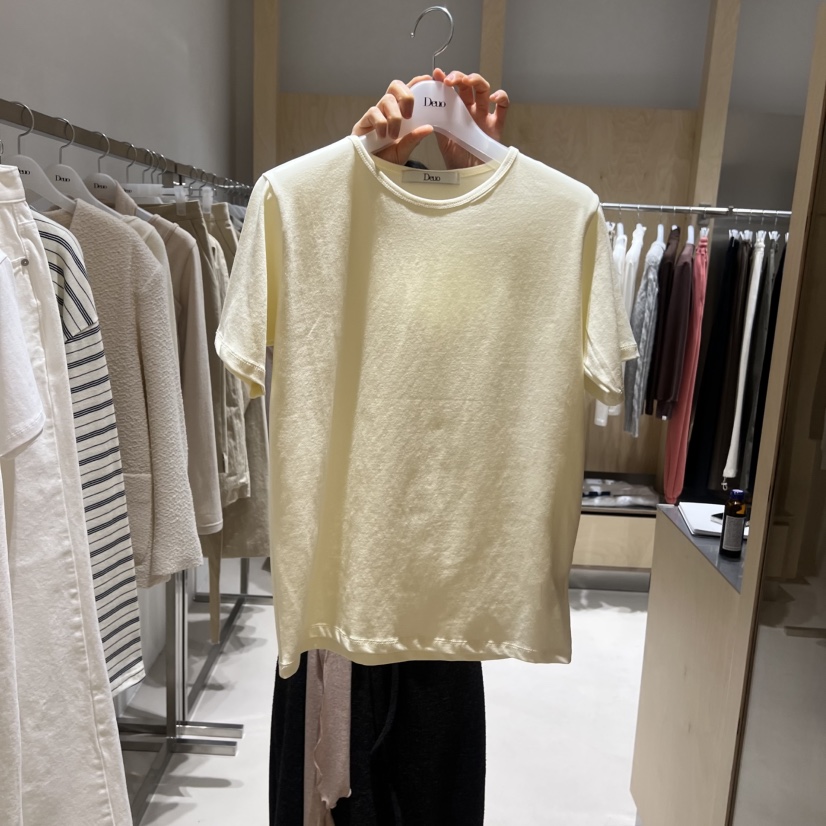 DEUO韓國直郵女士新品時尚26春夏熱賣真品推薦休閑人氣T恤DEUOT恤圖色2