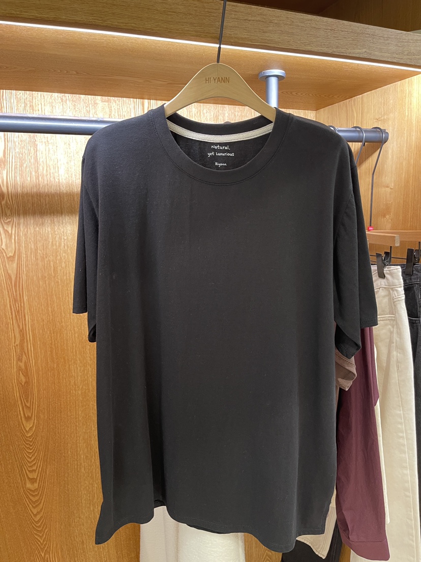 HI YANN東大門實拍女士新款推薦休閑人氣真品時尚26春夏T恤HI YANNT恤圖色2