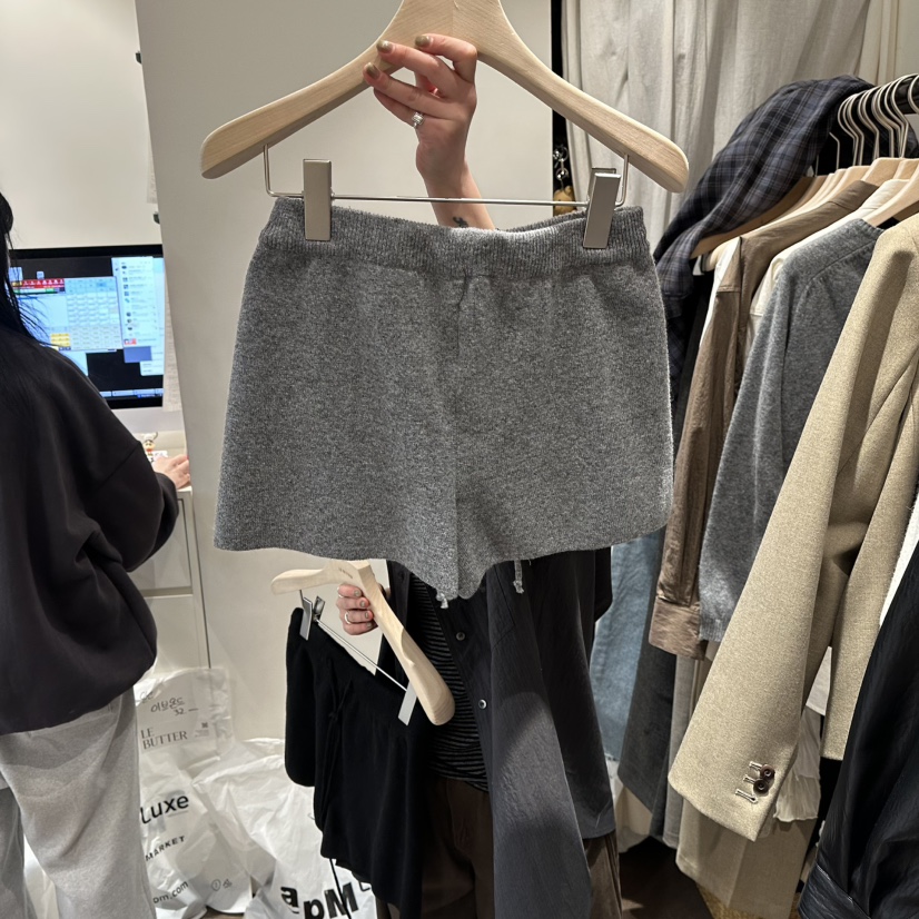 LE BUTTER東大門代購女士新款真品休閑職業人氣短褲針織褲LE BUTTER短褲