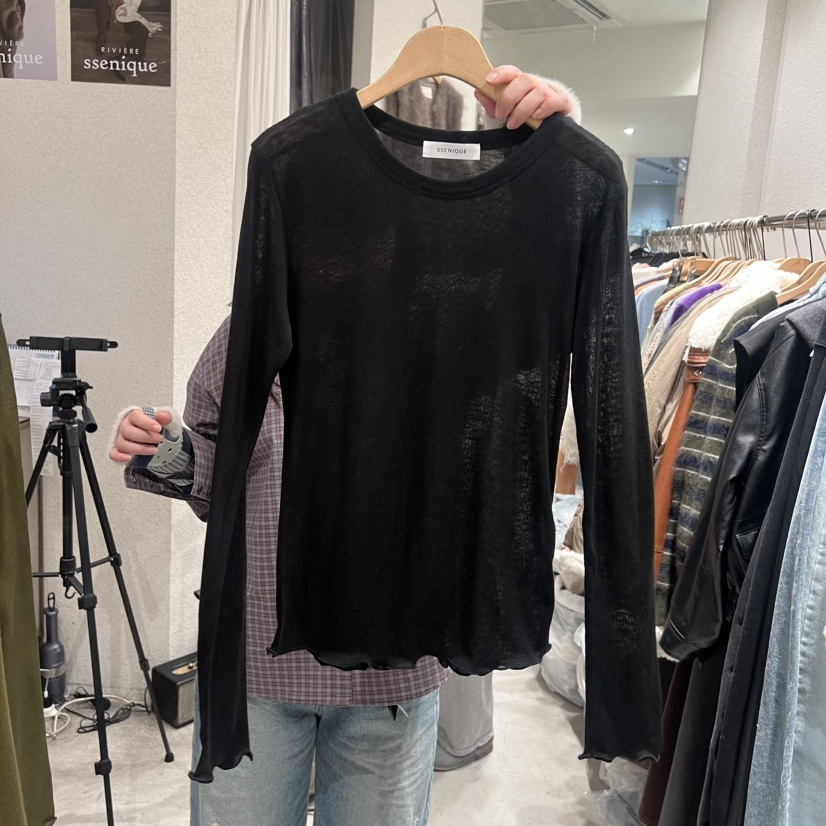 SSEMIENNE東大門直郵女士新品人氣26春夏職業真品長袖T恤SSENIQUE長袖T恤圖色5