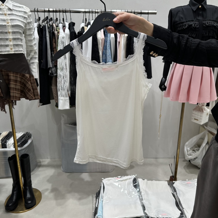 BUBBLE/LOTTIMO東大門實拍女士新品26春夏休閑時尚吊帶背心BUBBLE/LOTTIMO吊帶/背心