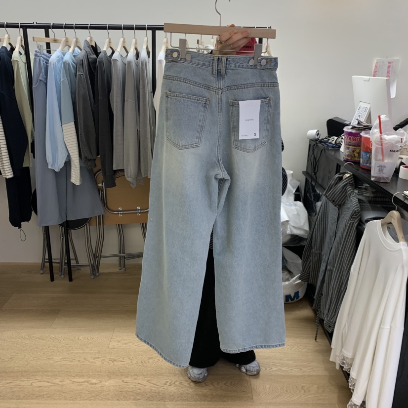 SPAGHETTI韓國直郵女裝新款人氣職業26春夏真品推薦牛仔褲spaghetti牛仔褲