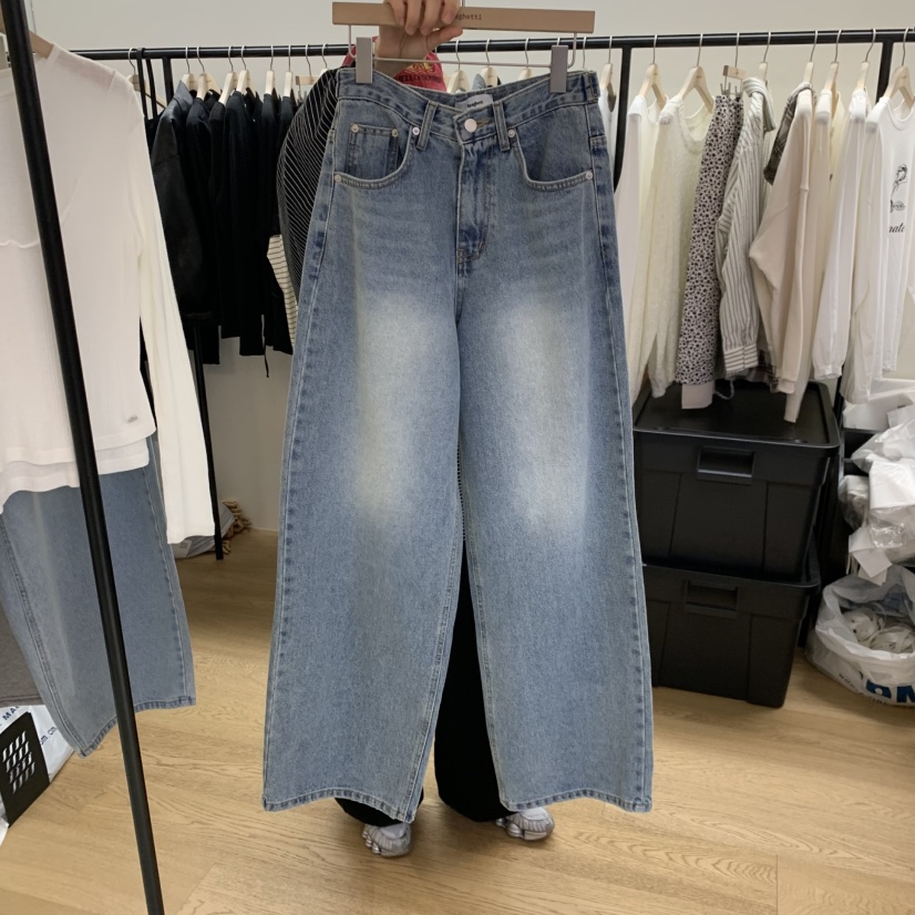 SPAGHETTI韓國直郵女裝新款人氣職業26春夏真品推薦牛仔褲spaghetti牛仔褲圖色2