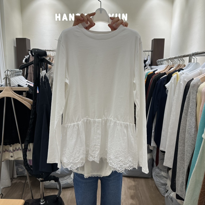 HANSUNGHYUN韓國直郵女士新款推薦時尚熱賣26春夏套裝蕾絲HANSUNGHYUN套裝