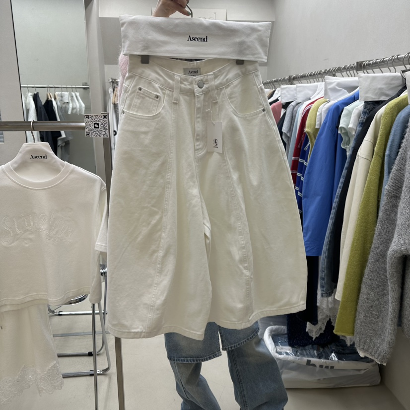 ASCEND東大門直郵女裝新款熱賣時尚休閑職業真品26春夏短褲ASCEND短褲圖色1