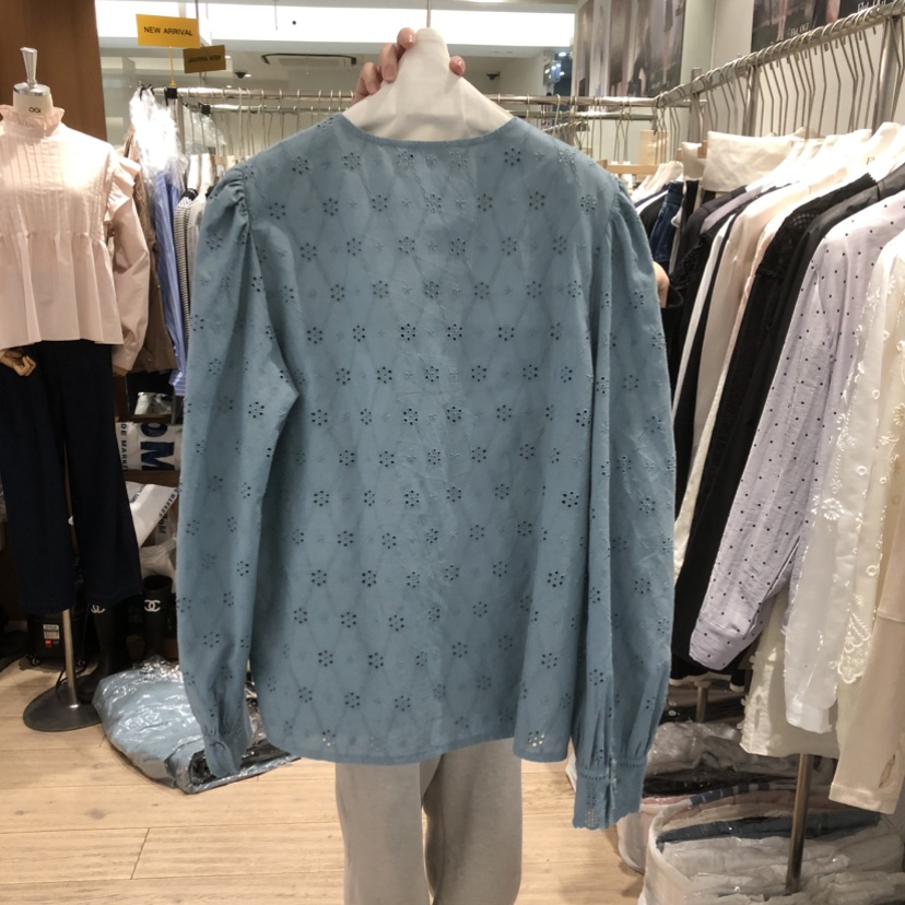 OGI東大門直郵女士新款人氣熱賣休閑推薦時尚職業襯衫蕾絲衫FLat OGI襯衫/蕾絲衫