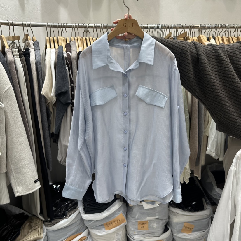 G.I-L東大門直郵女士新品人氣熱賣休閑推薦真品襯衫蕾絲衫G.I-L襯衫/蕾絲衫圖色1