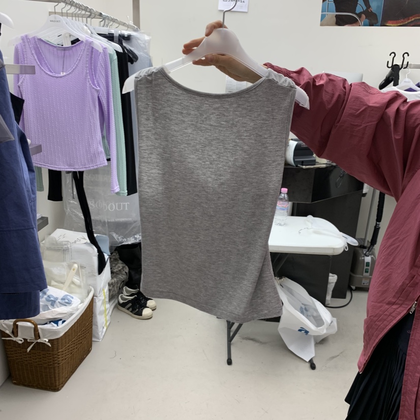 SOLD OUT東大門實拍女士新款人氣真品熱賣推薦時尚吊帶背心SOLD OUT吊帶/背心