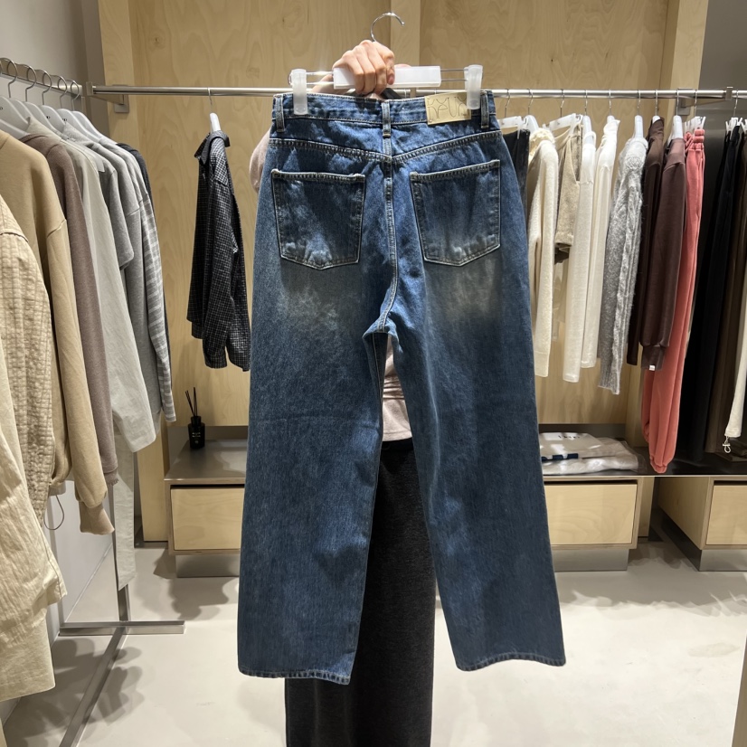 DEUO東大門實拍女士新品休閑推薦時尚職業熱賣26春夏牛仔褲DEUO牛仔褲