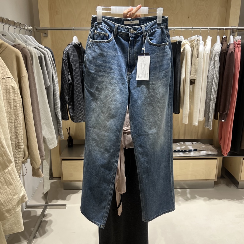DEUO東大門實拍女士新品休閑推薦時尚職業熱賣26春夏牛仔褲DEUO牛仔褲圖色1