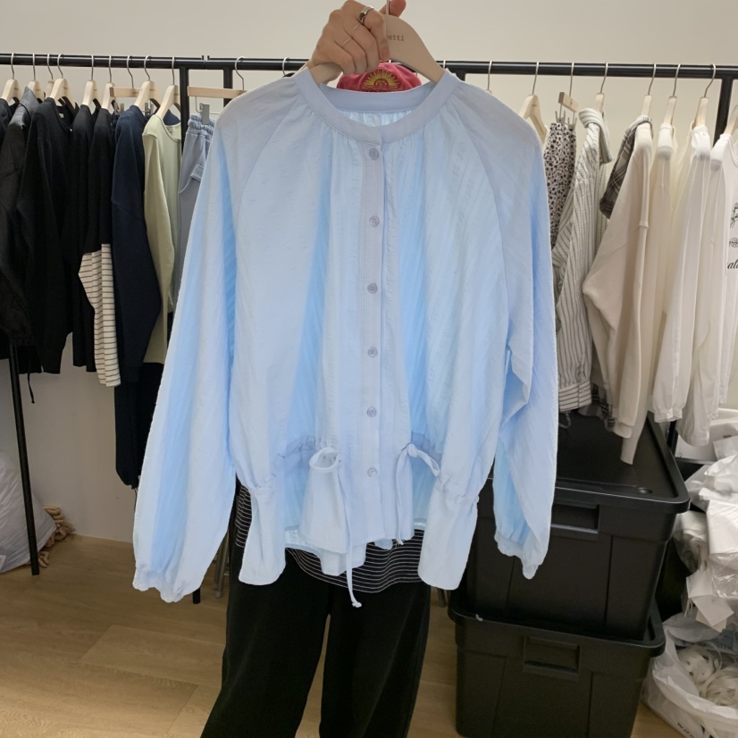 SPAGHETTI東大門直郵女士新款真品26春夏熱賣襯衫蕾絲衫蕾絲spaghetti襯衫/蕾絲衫圖色2