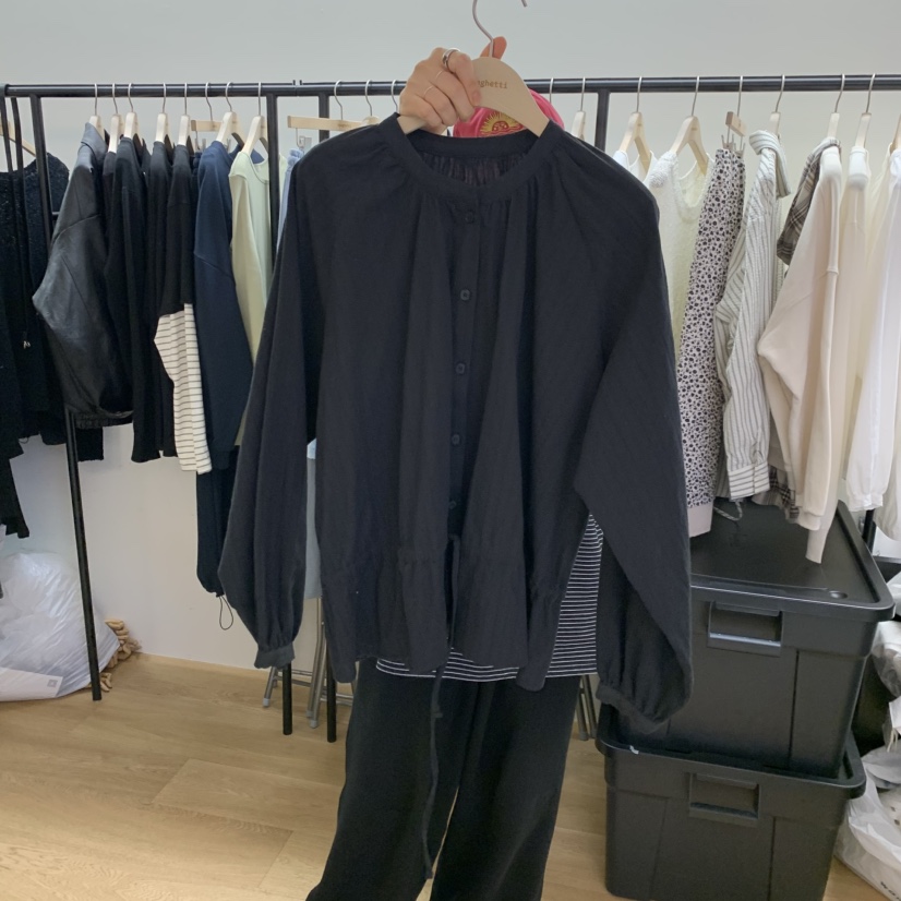 SPAGHETTI東大門直郵女士新款真品26春夏熱賣襯衫蕾絲衫蕾絲spaghetti襯衫/蕾絲衫圖色3