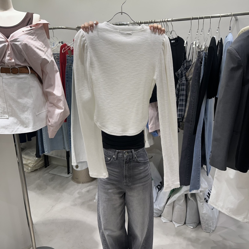 BAIE.38東大門代購女裝新款26春夏人氣時尚休閑真品長袖T恤BAIE.38長袖T恤