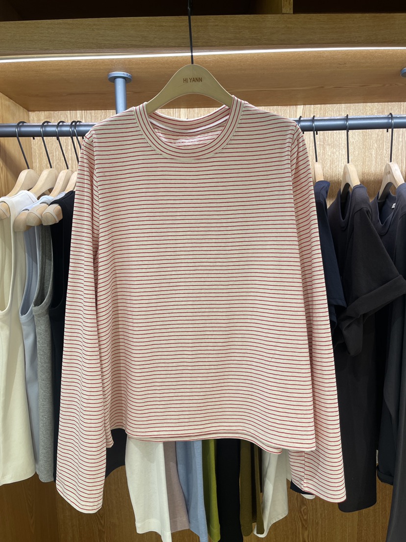 HI YANN東大門直郵女士新品人氣時尚職業休閑真品長袖T恤HI YANN長袖T恤圖色2