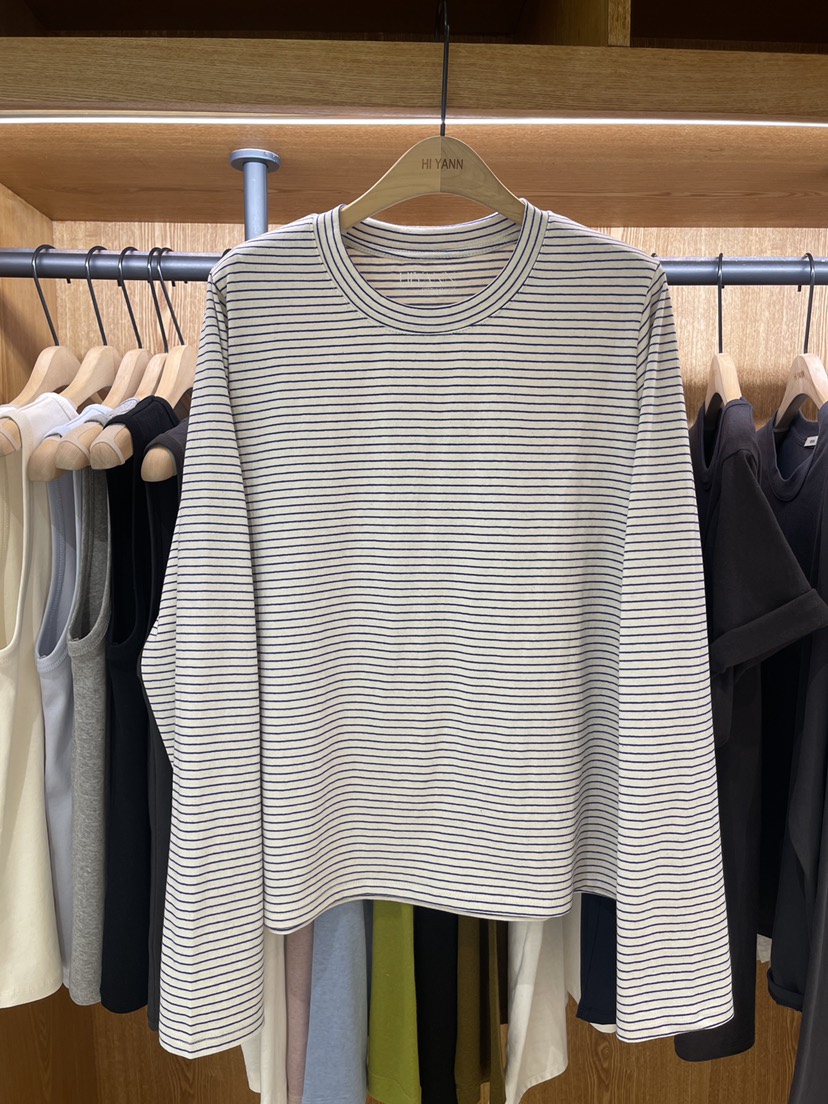 HI YANN東大門直郵女士新品人氣時尚職業休閑真品長袖T恤HI YANN長袖T恤圖色3