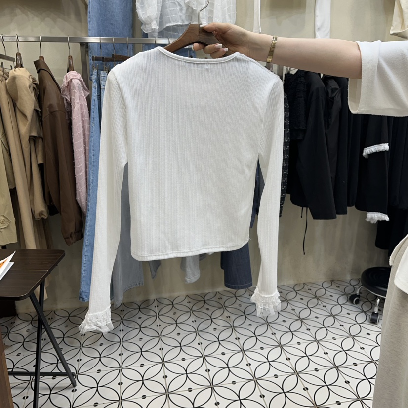 BAMBOLINA東大門實拍女裝新品時尚職業休閑真品人氣長袖T恤BAMBOLINA長袖T恤