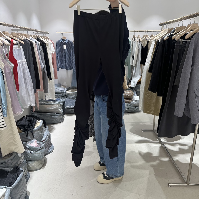 CONNAUGHT/DAILYJUD東大門代購女裝新款真品時尚休閑褲褶皺CONNAUGHT/DAILYJUD休閑褲