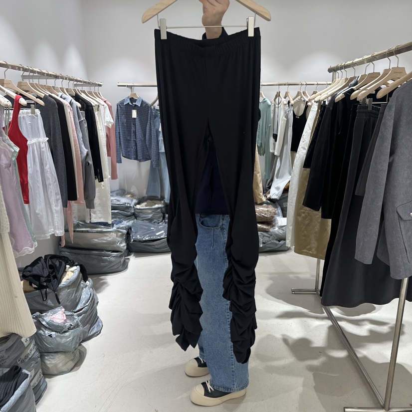 CONNAUGHT/DAILYJUD東大門代購女裝新款真品時尚休閑褲褶皺CONNAUGHT/DAILYJUD休閑褲圖色2