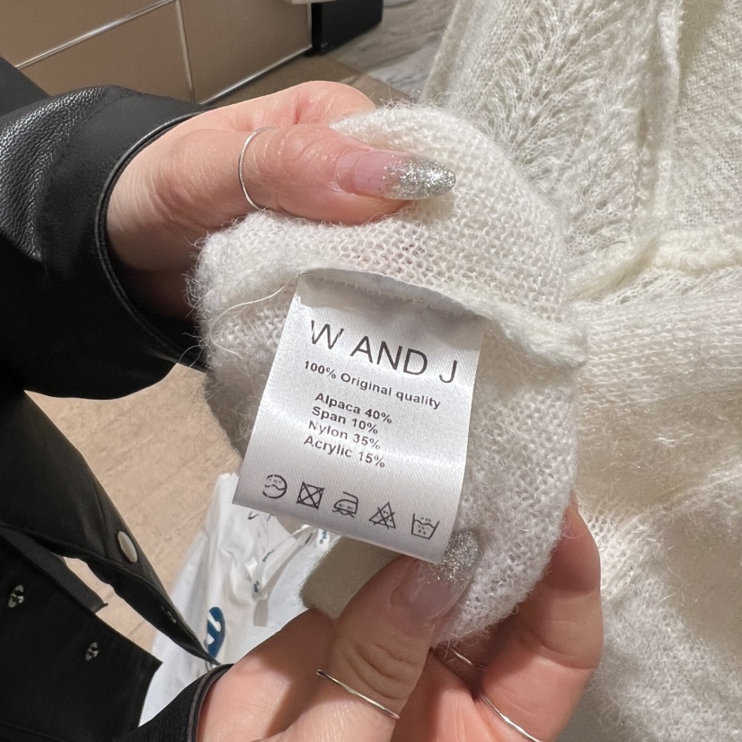 W AND J東大門代購女裝新品真品人氣時尚26春夏針織衫開衫W AND J針織衫
