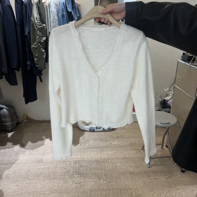 W AND J東大門代購女裝新品真品人氣時尚26春夏針織衫開衫W AND J針織衫圖色4