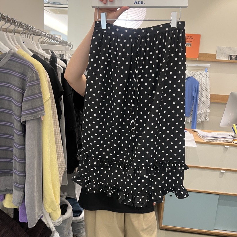 ARE東大門實拍女裝新款真品26春夏熱賣職業半身裙中短裙絨ARE YOU/ARE半身裙/中短裙圖色1