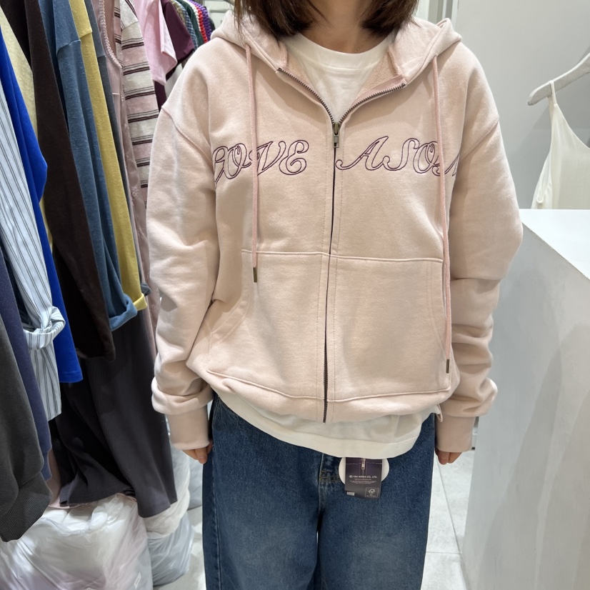 ASOME東大門代購女士新款26春夏時尚夾克不含內搭連帽衫拉鏈A.SOME夾克圖色3