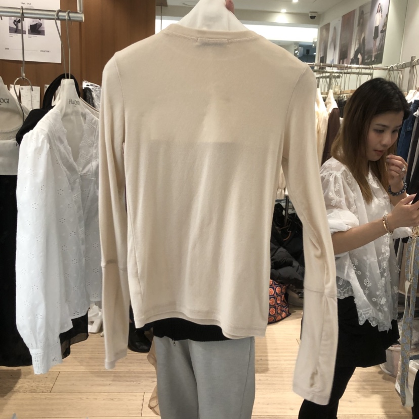 OGI東大門直郵女士新款休閑人氣真品職業熱賣時尚長袖T恤FLat OGI長袖T恤