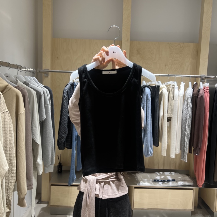 DEUO東大門代購女士新款26春夏真品休閑職業熱賣吊帶背心DEUO吊帶/背心圖色3