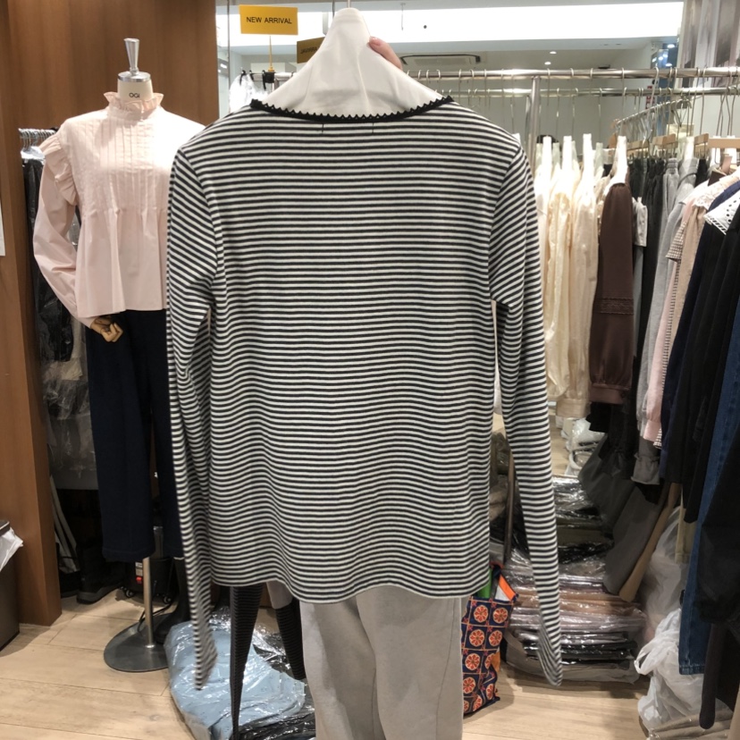 OGI東大門直郵女士新款職業26春夏人氣時尚休閑推薦長袖T恤FLat OGI長袖T恤