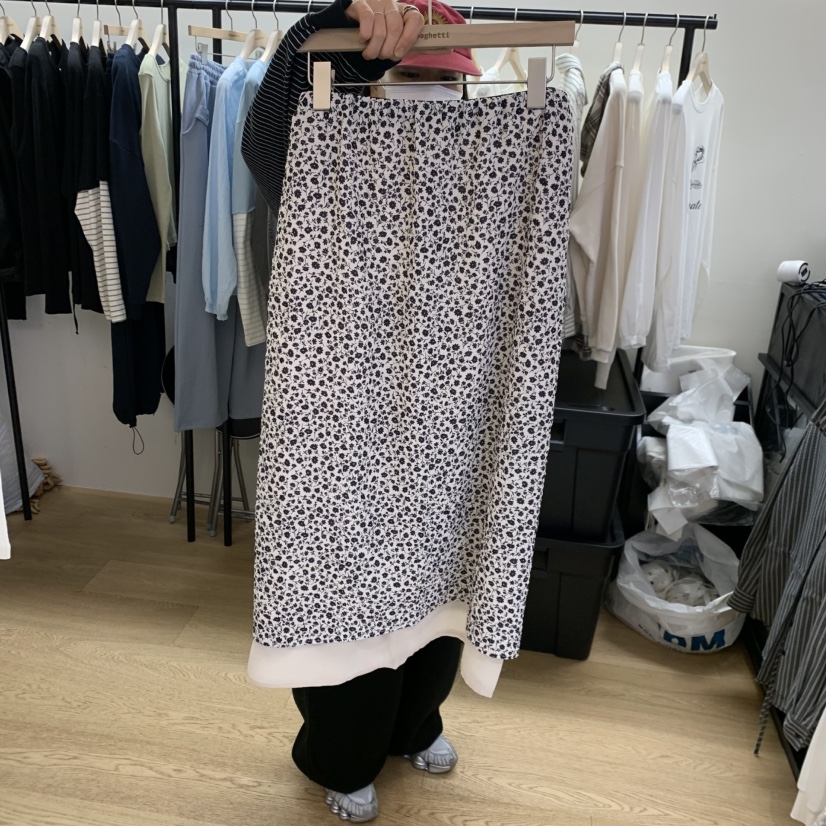 SPAGHETTI東大門直郵女裝新款26春夏職業熱賣半身裙中短裙spaghetti半身裙/中短裙圖色1