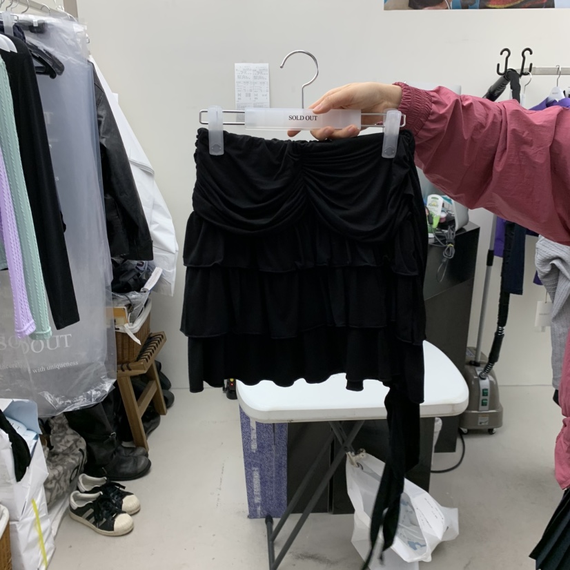 SOLD OUT東大門代購女裝新款真品人氣休閑時尚職業26春夏短裙SOLD OUT短裙圖色3