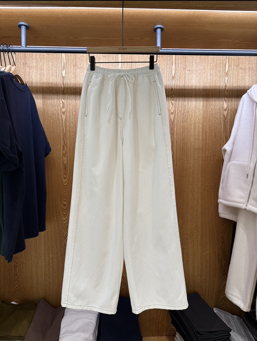 HI YANN東大門代購女裝新品熱賣職業人氣26春夏時尚休閑褲HI YANN休閑褲圖色1