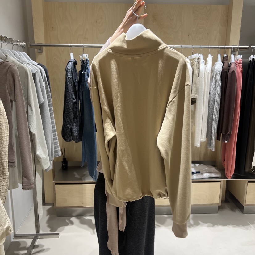 DEUO韓國代購女裝新品真品推薦人氣時尚熱賣休閑衛衣拉鏈DEUO衛衣