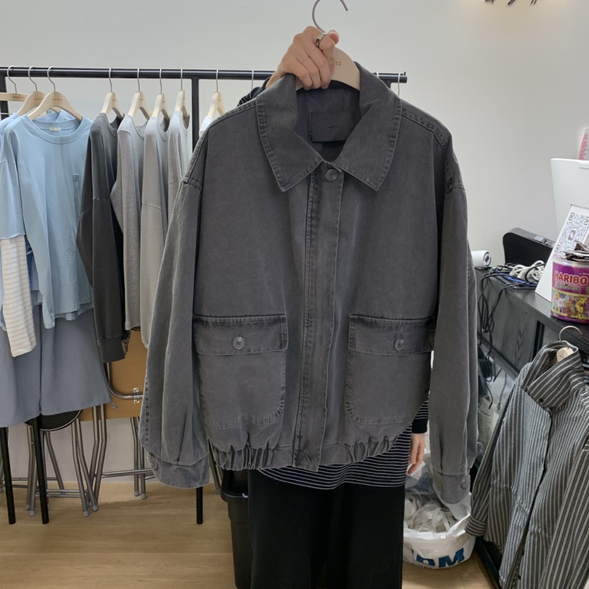 SPAGHETTI東大門代購女士新品職業真品熱賣26春夏夾克口袋spaghetti夾克圖色2