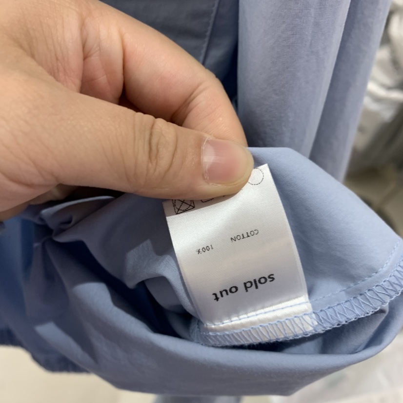 SOLD OUT東大門代購女士新品休閑人氣襯衫蕾絲衫短款褶皺SOLD OUT襯衫/蕾絲衫